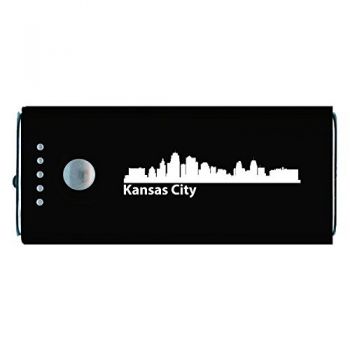 Quick Charge Portable Power Bank 5200 mAh - Kansas City City Skyline