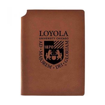Leather Hardcover Notebook Journal - Loyola Ramblers
