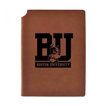 Leather Hardcover Notebook Journal - Boston University