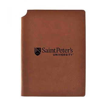 Leather Hardcover Notebook Journal - St. Peter's Peacocks
