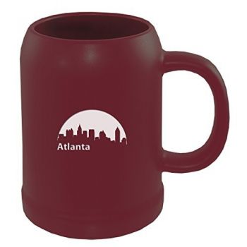 22 oz Ceramic Stein Coffee Mug - Atlanta City Skyline