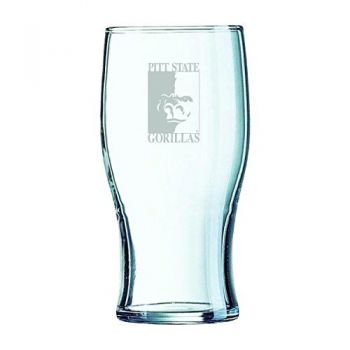 19.5 oz Irish Pint Glass - PITT State Gorillas