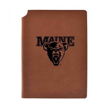 Leather Hardcover Notebook Journal - Maine Bears
