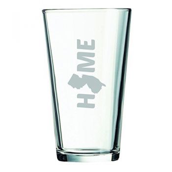 16 oz Pint Glass  - New Jersey Home Themed - New Jersey Home Themed