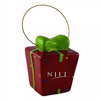 Ceramic Gift Box Shaped Holiday - NJIT Highlanders