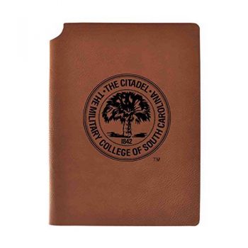 Leather Hardcover Notebook Journal - Citadel Bulldogs