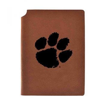 Leather Hardcover Notebook Journal - Clemson Tigers
