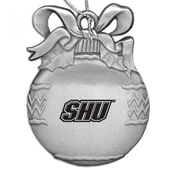 Pewter Christmas Bulb Ornament - Sacred Heart Pioneers