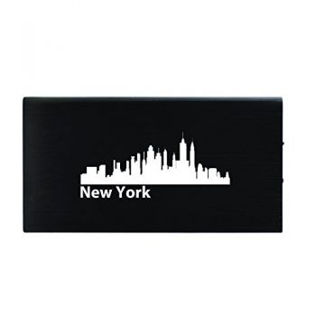 Quick Charge Portable Power Bank 8000 mAh - New York City City Skyline