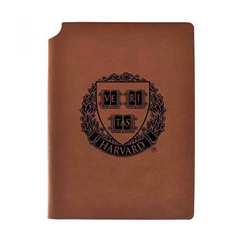 Leather Hardcover Notebook Journal - Harvard Crimson