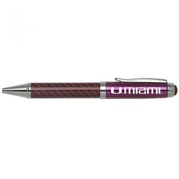 Carbon Fiber Mechanical Pencil - Miami Hurricanes