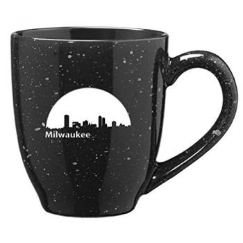 16 oz Ceramic Coffee Mug with Handle - Milwaukee City Skyline