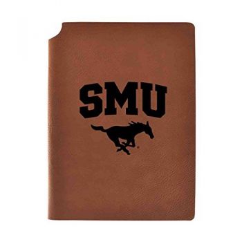 Leather Hardcover Notebook Journal - SMU Mustangs