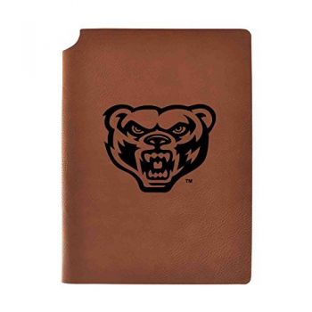 Leather Hardcover Notebook Journal - Oakland Grizzlies
