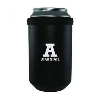 Stainless Steel Can Cooler - Utah State Aggies