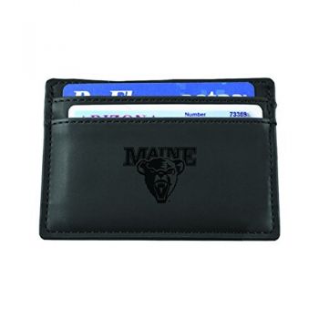 Slim Wallet with Money Clip - Maine Bears
