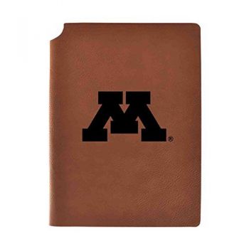 Leather Hardcover Notebook Journal - Minnesota Gophers