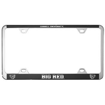 Stainless Steel License Plate Frame - Cornell Big Red