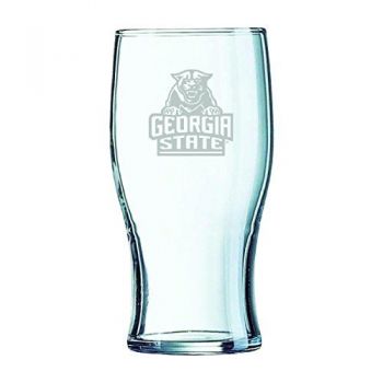 19.5 oz Irish Pint Glass - Georgia State Panthers