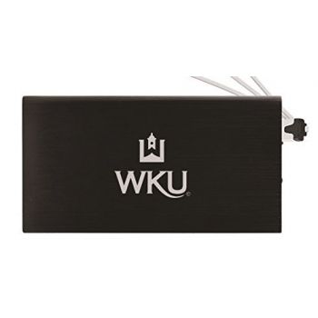 Quick Charge Portable Power Bank 8000 mAh - Western Kentucky Hilltoppers