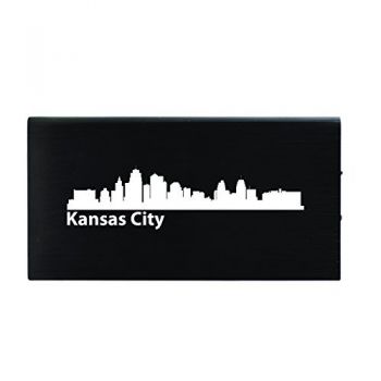 Quick Charge Portable Power Bank 8000 mAh - Kansas City City Skyline