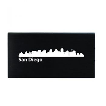 Quick Charge Portable Power Bank 8000 mAh - San Diego City Skyline