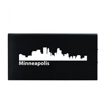 Quick Charge Portable Power Bank 8000 mAh - Minneapolis City Skyline