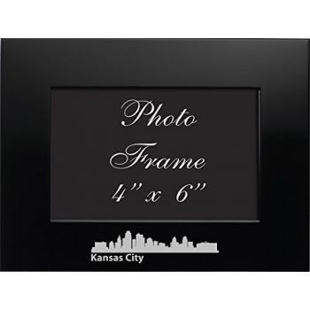 4 x 6  Metal Picture Frame - Kansas City City Skyline