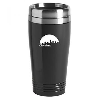 16 oz Stainless Steel Insulated Tumbler - Cleveland City Skyline