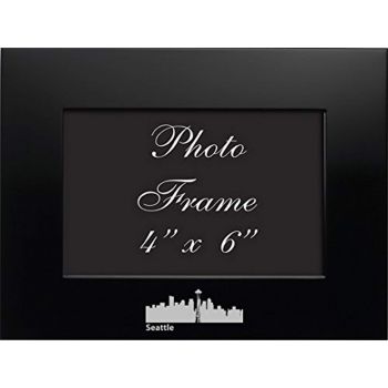 4 x 6  Metal Picture Frame - Seattle City Skyline