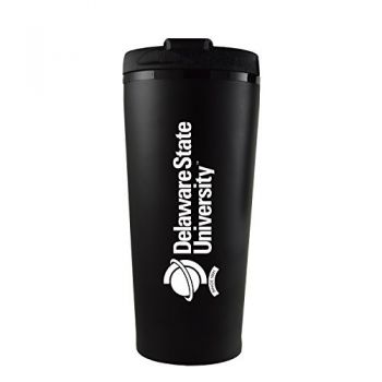 16 oz Insulated Tumbler with Lid - Delaware State Hornets