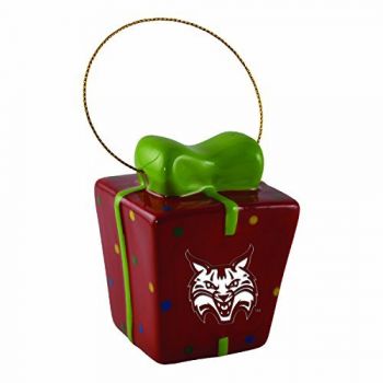 Ceramic Gift Box Shaped Holiday - Quinnipiac bobcats