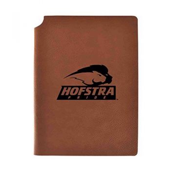 Leather Hardcover Notebook Journal - Hofstra University Pride