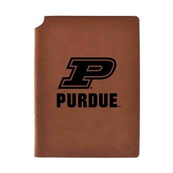 Leather Hardcover Notebook Journal - Purdue Boilermakers