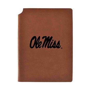 Leather Hardcover Notebook Journal - Ole Miss Rebels