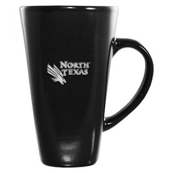 16 oz Square Ceramic Coffee Mug - North Texas Mean Green