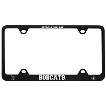 Stainless Steel License Plate Frame - Georgia College Bobcats