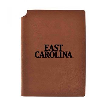 Leather Hardcover Notebook Journal - Eastern Carolina Pirates
