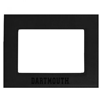 4 x 6 Velour Leather Picture Frame - Dartmouth Moose