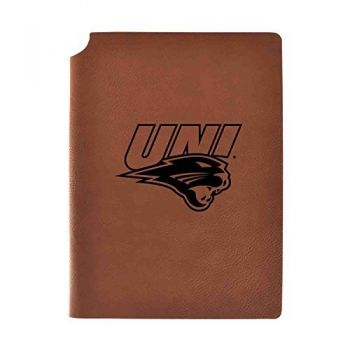 Leather Hardcover Notebook Journal - Northern Iowa Panthers