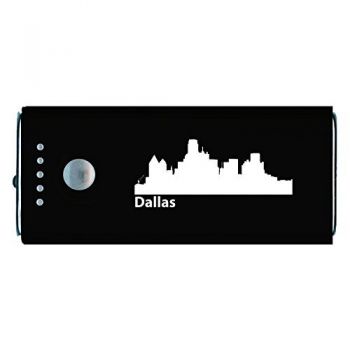Quick Charge Portable Power Bank 5200 mAh - Dallas City Skyline