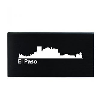 Quick Charge Portable Power Bank 8000 mAh - El Paso City Skyline