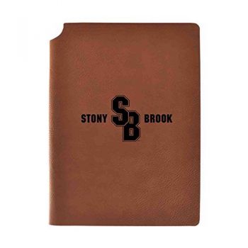 Leather Hardcover Notebook Journal - Stony Brook Seawolves