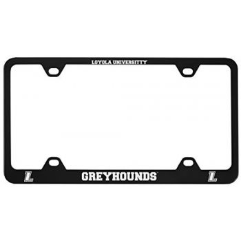 Stainless Steel License Plate Frame - Loyola Maryland Greyhounds