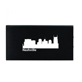 Quick Charge Portable Power Bank 8000 mAh - Nashville City Skyline