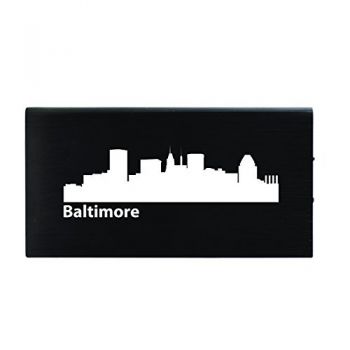 Quick Charge Portable Power Bank 8000 mAh - Baltimore City Skyline