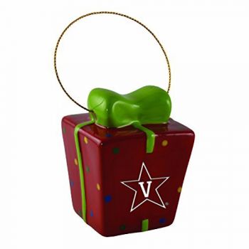 Ceramic Gift Box Shaped Holiday - Vanderbilt Commodores
