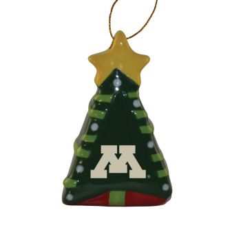 Ceramic Christmas Tree Shaped Ornament - Minnesota Gophers