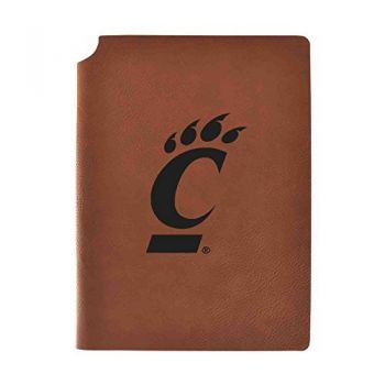 Leather Hardcover Notebook Journal - Cincinnati Bearcats