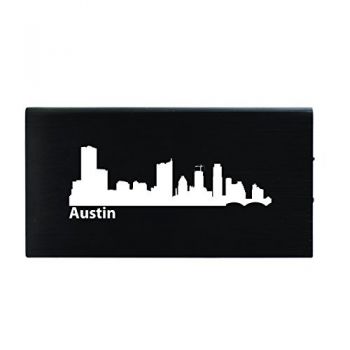 Quick Charge Portable Power Bank 8000 mAh - Austin City Skyline